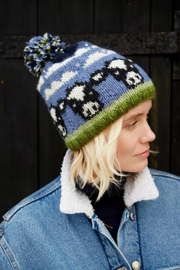 Pachamama Dairy Cow Bobble Beanie
