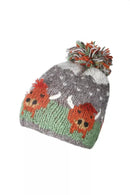Pachamama Highland Cow Bobble Beanie All Wool Chunky Knit
