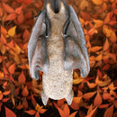 Hanging Bat with attached rope, Halloween decoration, Bat height 29cm (plus rope)