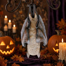 Hanging Bat with attached rope, Halloween decoration, Bat height 29cm (plus rope)
