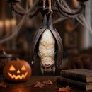 Hanging Bat with attached rope, Halloween decoration, Bat height 29cm (plus rope)