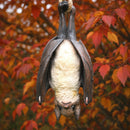 Hanging Bat with attached rope, Halloween decoration, Bat height 29cm (plus rope)