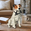 Jack Russell Terrier Figurine, Leonardo Dog Studies Walkies, Height 16cm, Gift Boxed