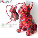 Pomme Pidou 'Valentino' French Bulldog With Love Hearts Pattern Ceramic Figurine