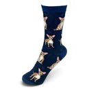 Women's Chihuahua Socks, lovely vibrant colours, soft combed cotton, one size