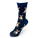 Women's Chihuahua Socks, lovely vibrant colours, soft combed cotton, one size