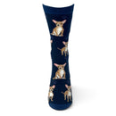 Women's Chihuahua Socks, lovely vibrant colours, soft combed cotton, one size