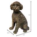 Cockapoo figurine, Leonardo Reflections Bronzed range, gift boxed