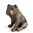 English Bulldog ornament figurine from the Leonardo Reflections Bronzed range, gift boxed