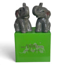 Elephants design ceramic Salt & Pepper shaker set, gift boxed