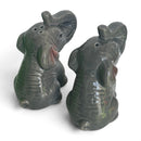 Elephants design ceramic Salt & Pepper shaker set, gift boxed