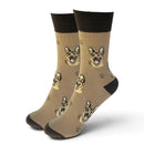 Men's German Shepherd Dog socks, quality cotton mix