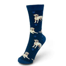 Women's Golden Labrador Socks, lovely vibrant colours, soft combed cotton, one size