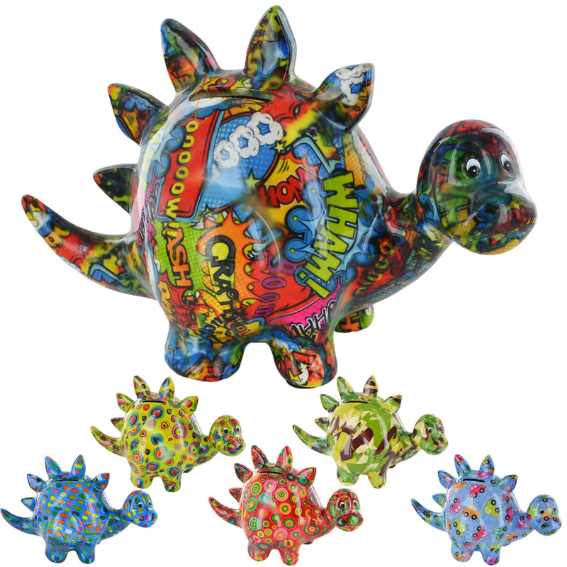 Pomme Pidou 'Zorc' the Dinosaur ceramic Money Box, 23cm