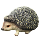 Cute Hedgehog figurine home or garden ornament decoration, length 19cm, gift boxed