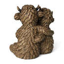Hughie & Holly Highland Cow 'True Love' with Red Heart by Lesser & Pavey