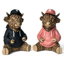 Holly in a Hoodie, from the Hughie Highland Cow range by Lesser & Pavey