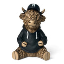 Hughie in a Hoodie, from the Hughie Highland Cow range by Lesser & Pavey