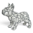 Pomme Pidou 'Jack' French Bulldog ceramic money box, white with Circles pattern