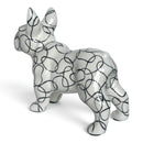 Pomme Pidou 'Jack' French Bulldog ceramic money box, white with Circles pattern
