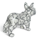 Pomme Pidou 'Jack' French Bulldog ceramic money box, white with Circles pattern