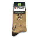Men's German Shepherd Dog socks, quality cotton mix