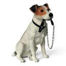 Jack Russell Terrier Figurine, Leonardo Dog Studies Walkies, Height 16cm, Gift Boxed
