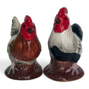 Chickens Rooster & Hen design Salt & Pepper shaker set, gift boxed