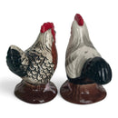 Chickens Rooster & Hen design Salt & Pepper shaker set, gift boxed
