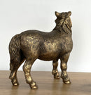 Shetland Pony horse ornament figurine from the Leonardo Bronzed Reflections range, gift boxed