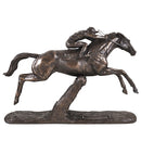Istabraq the champion hurdler racehorse figurine designed by Harriet Glen, in solid cold cast bronze