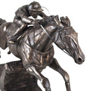 Istabraq the champion hurdler racehorse figurine designed by Harriet Glen, in solid cold cast bronze