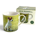 Leonardo quality Jack Russell Terrier fine china mug with all round print, in coloured gift box, great Jack Russell lover gift