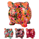 Pomme Pidou 'Rosie' Pig Shaped Ceramic Money Box Piggy Bank, 15cm, gift boxed
