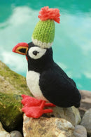 Pachamama 'Perching Paul The Puffin' Felted Wool Figurine