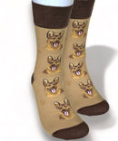 Men's German Shepherd socks, quality cotton mix