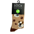 Animal Crackers English Bulldog socks, Ladies quality cotton mix, great Dog lover gift stocking filler