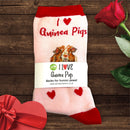 Guinea Pig socks with I Love Guinea Pigs wording, quality cotton mix
