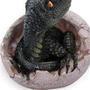 Raptor's Dawn' Raptor Dinosaur Hatching From Egg, 10cm