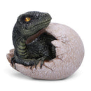 Raptor's Dawn' Raptor Dinosaur Hatching From Egg, 10cm