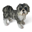 Grey Shih Tzu ornament figurine quality realistic Leonardo range. Gift boxed.