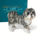 Grey Shih Tzu ornament figurine quality realistic Leonardo range. Gift boxed.