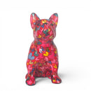 Pomme Pidou 'Valentino' French Bulldog With Love Hearts Pattern Ceramic Figurine