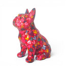 Pomme Pidou 'Valentino' French Bulldog With Love Hearts Pattern Ceramic Figurine