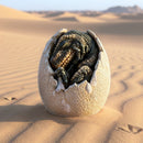 'Wyrmlings First Light ' Baby Dragon Hatching From Egg, 12cm