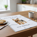 'Love Dogs' Dog breeds Tea Towel, with 'Watching you' funny wording, 100% cotton (Yorkshire Terrier)
