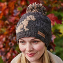 Pachamama Labrador Dog Design All Wool Bobble Beanie Hat
