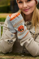 Pachamama Highland Cow Handwarmers Chunky Knit Merino Wool