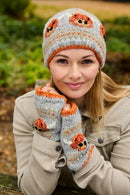 Pachamama Highland Cow Beanie Hat Chunky Knit Merino Wool