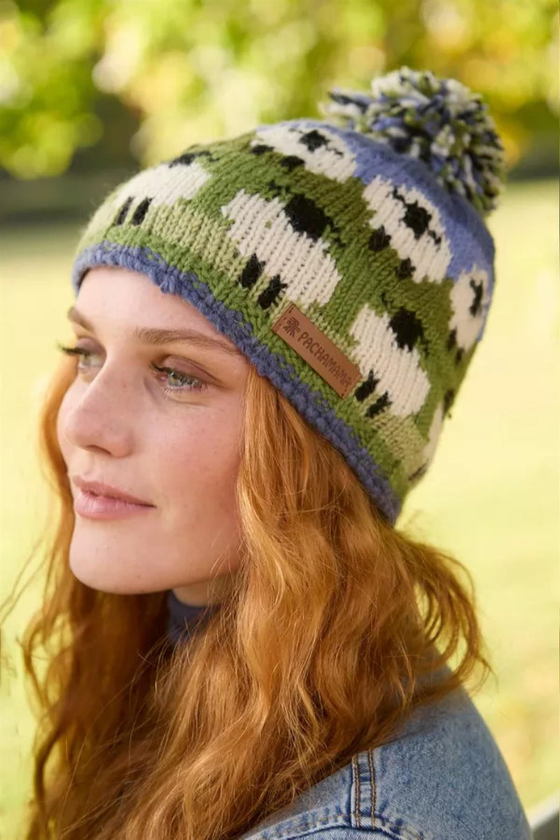 Pachamama Flock Of Sheep Bobble Beanie